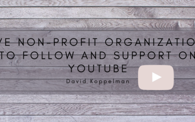 Five Non-Profit Organizations to Follow and Support on Youtube